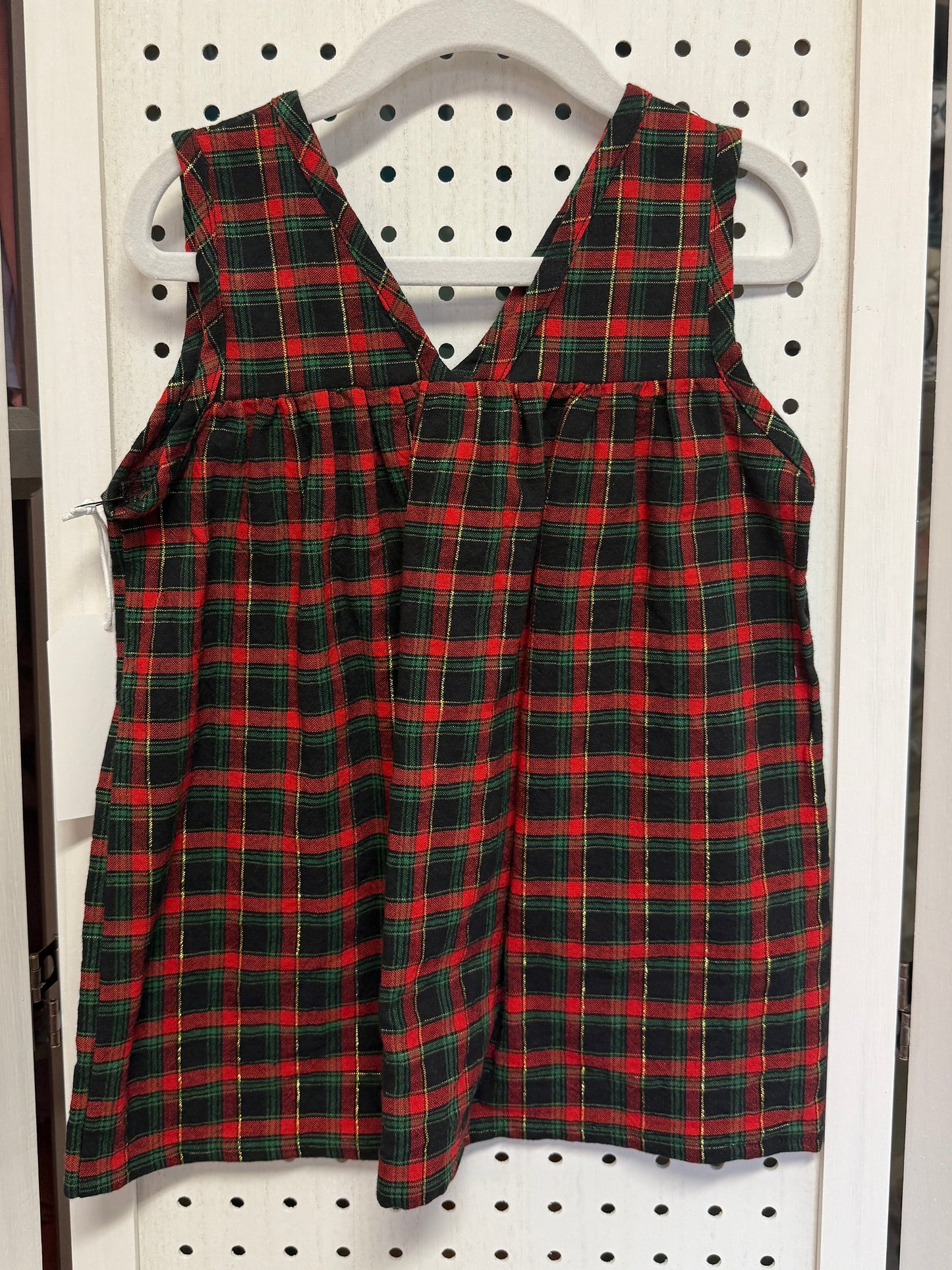 Plaid Pinafore