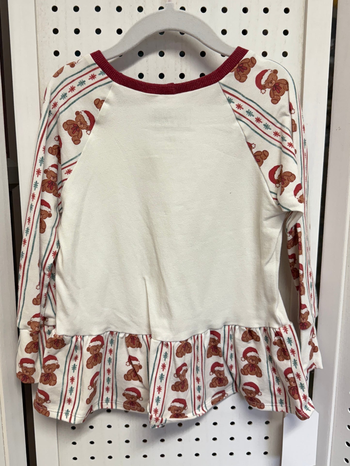 Teddy Bear Raglan Peplum