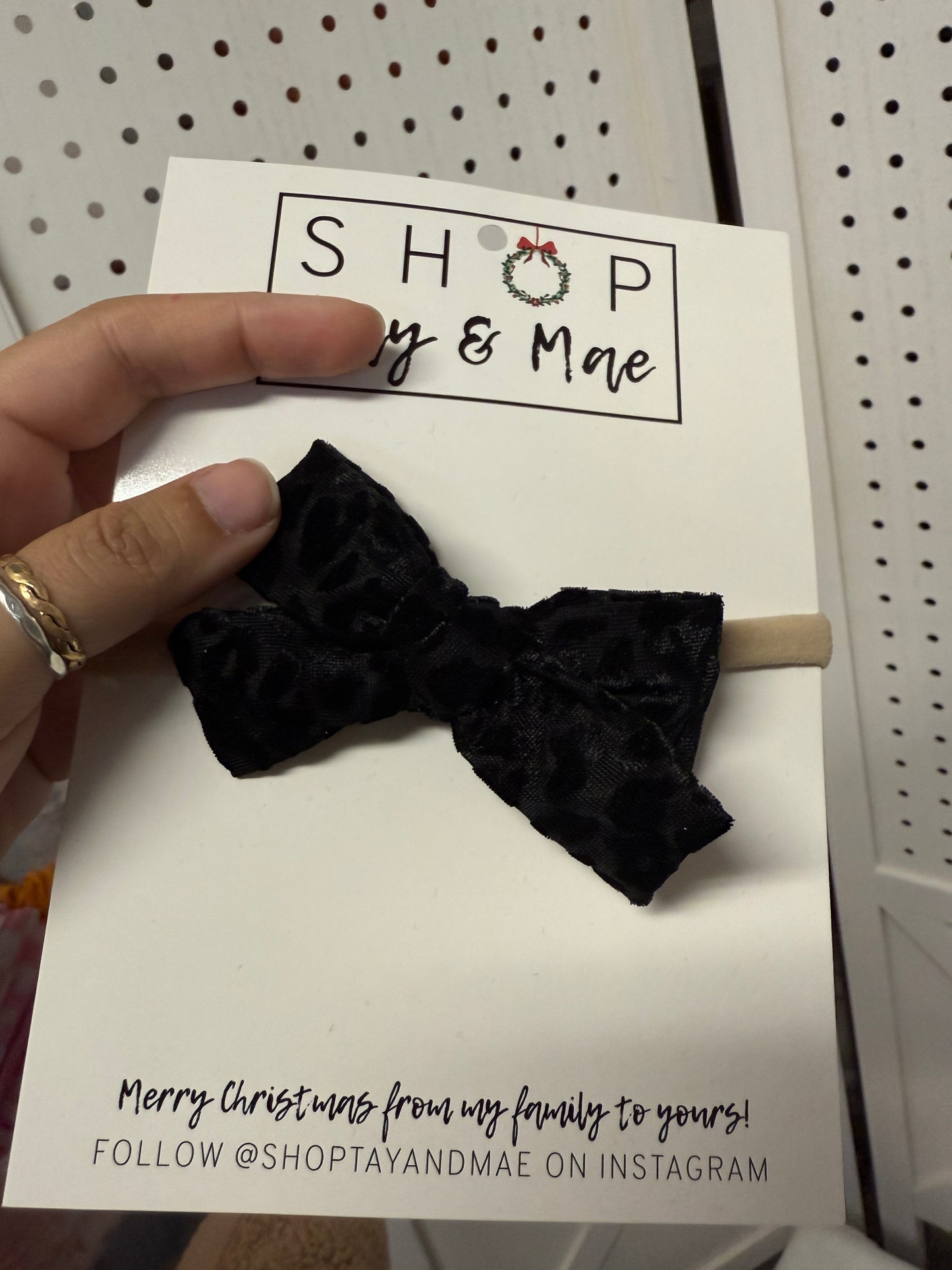 Nylon Christmas Bows