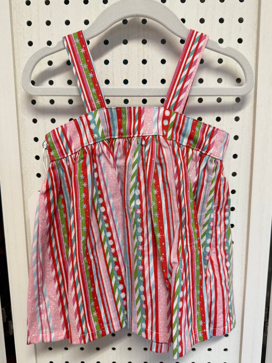 Candy Stripe Pinafore