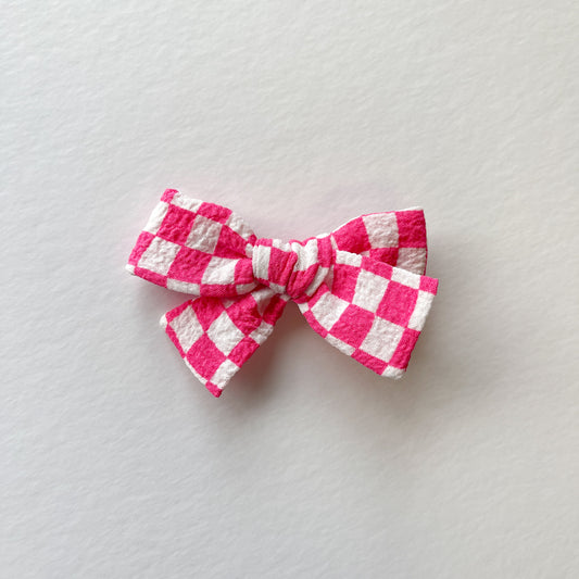 Pink Check Mini Mae