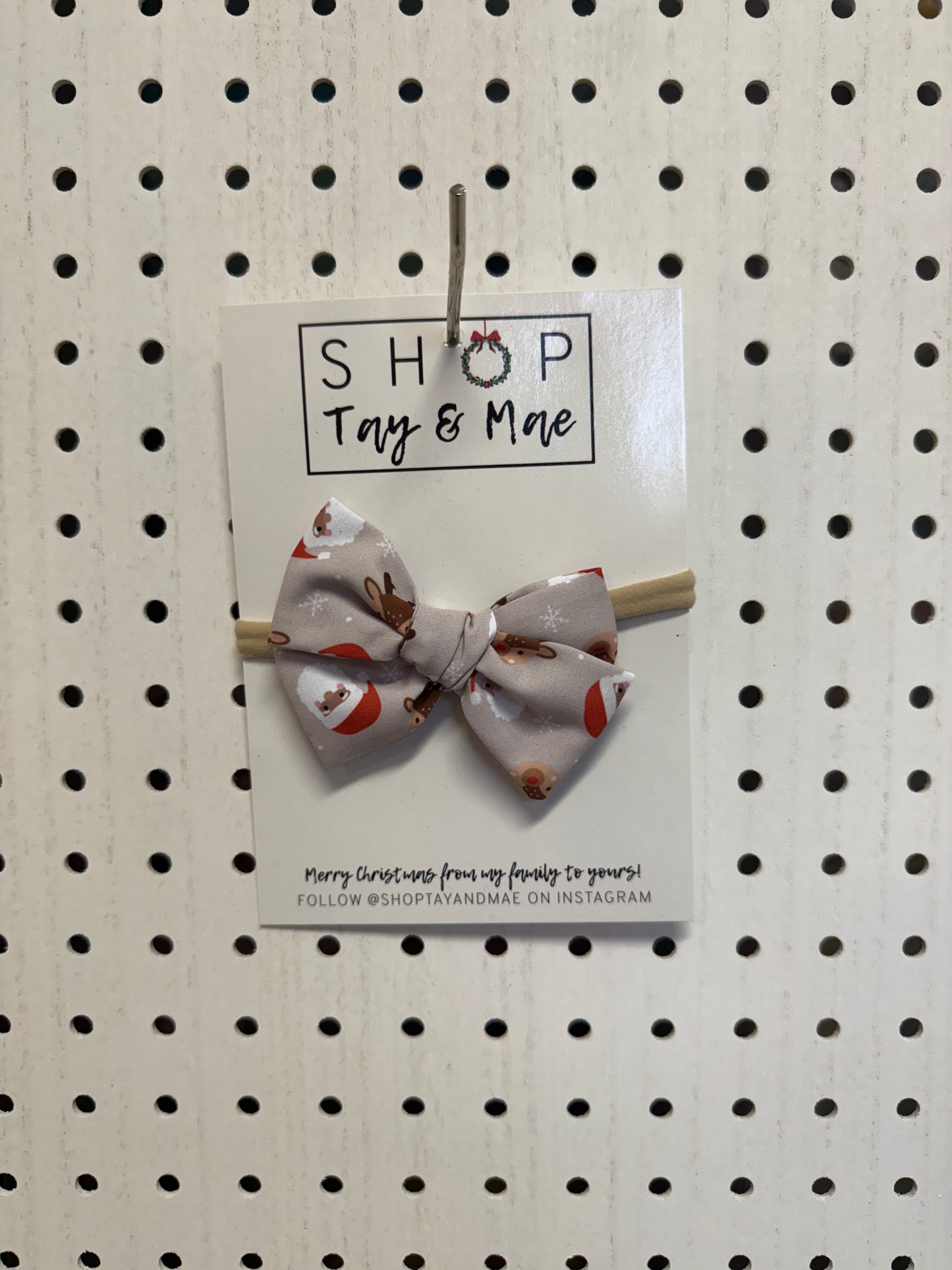 Nylon Christmas Bows