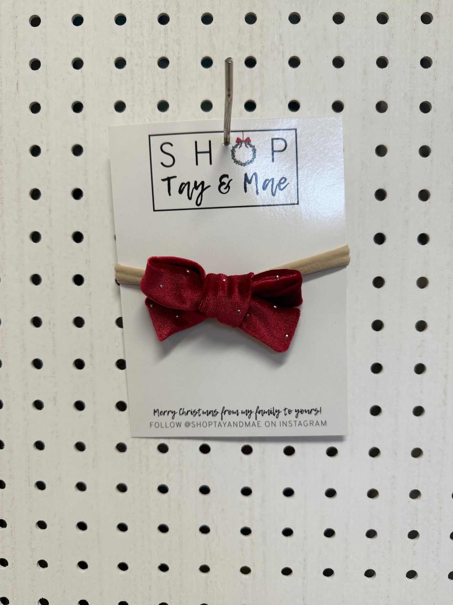 Nylon Christmas Bows